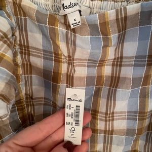 Madewell plaid dress
